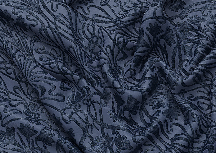 Tiverton, Indigo - Made to Measure Curtains - Image 4